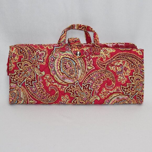 Unknown Handbags - Quilted Hanging Cosmetic & Jewelry Travel Case